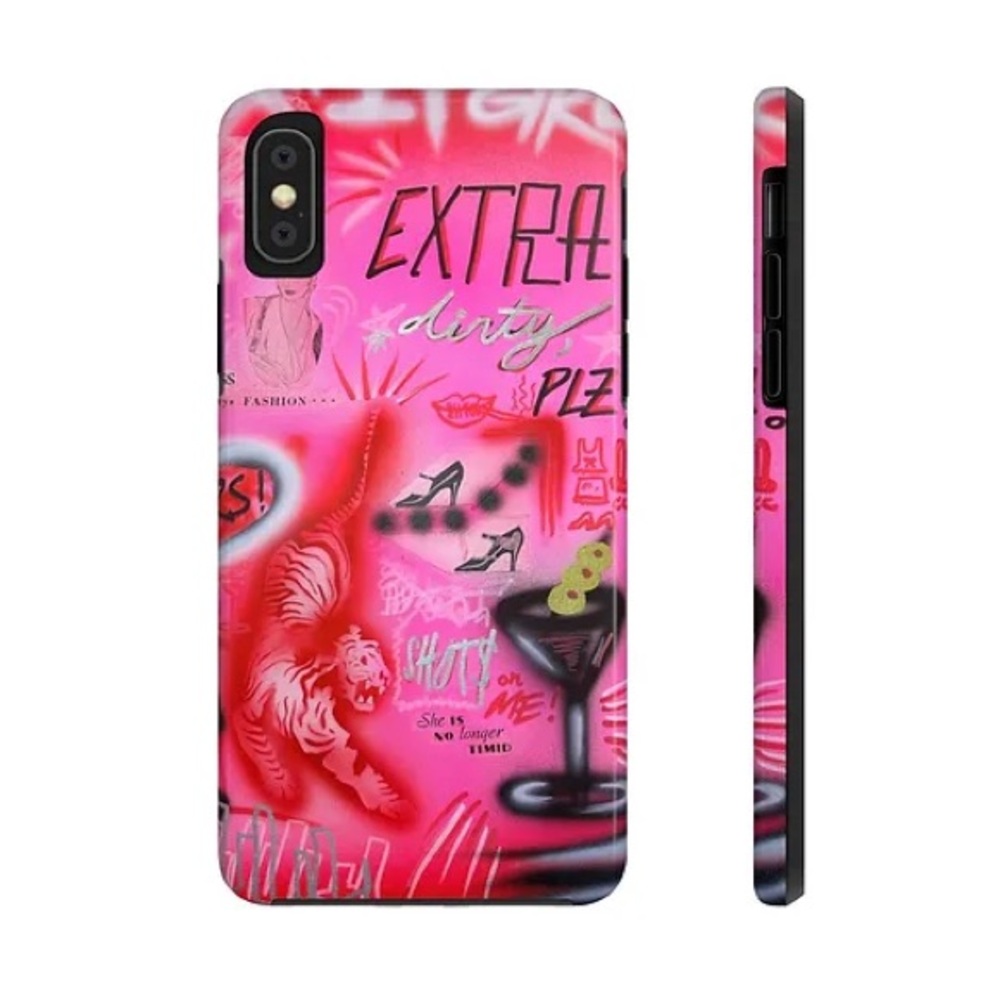 Camair "extra dirty, plz!" airbrush iPhone XS Case